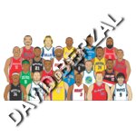 NBA cartoon
